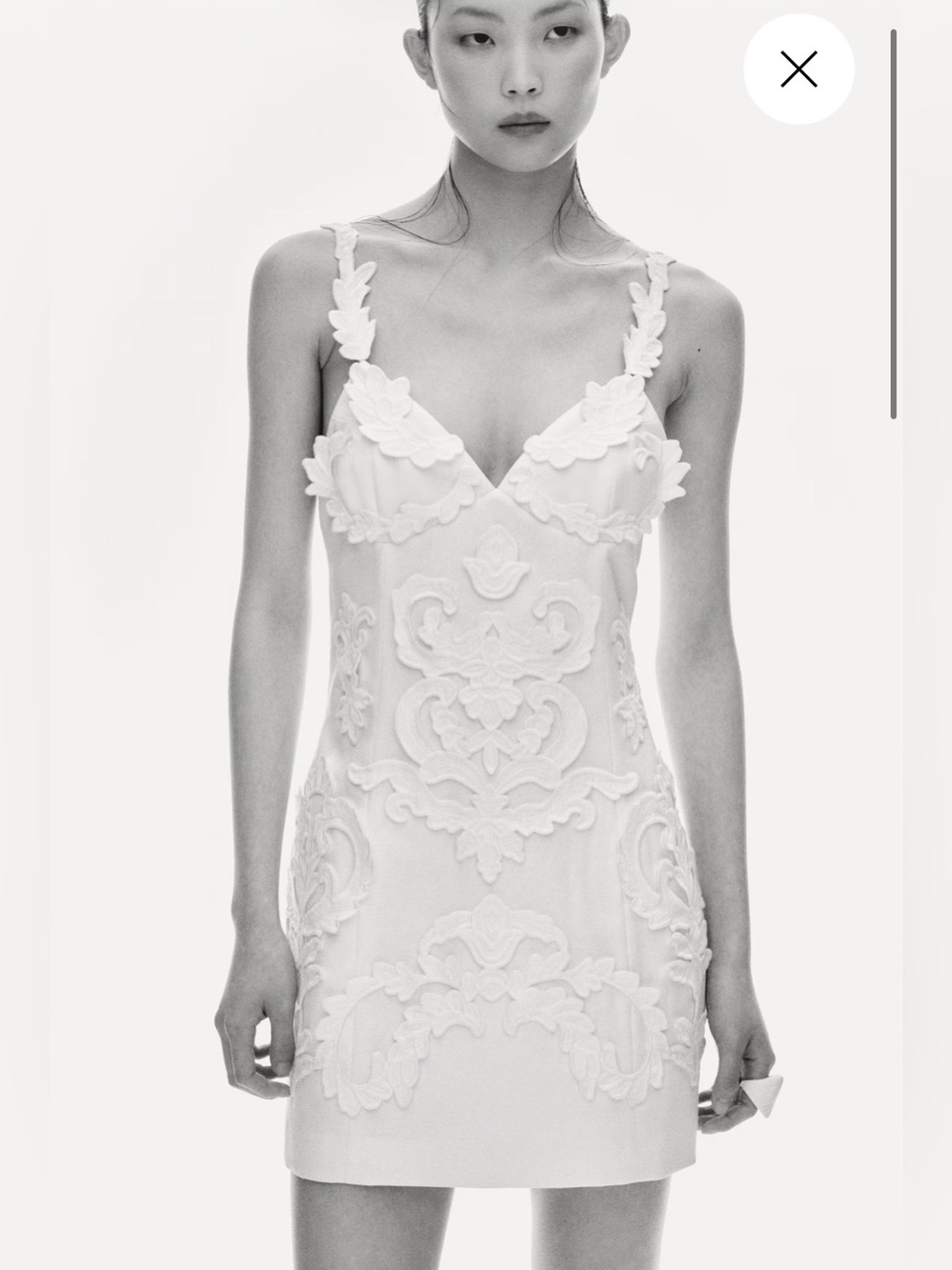 H&M Appliqué Strappy Dress